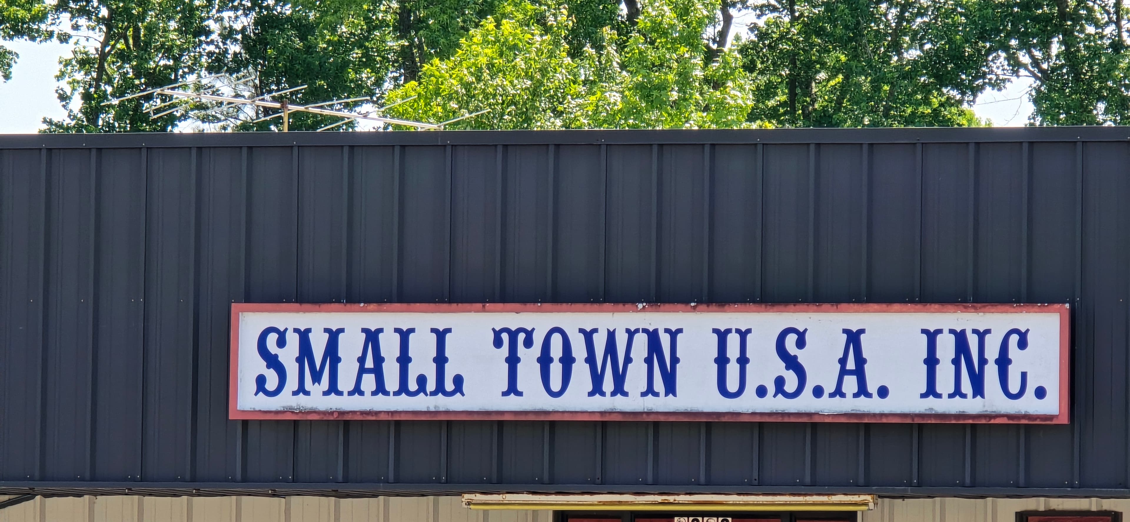 Small Town USA Inc. building sign
